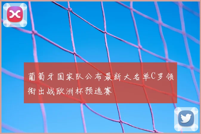 葡萄牙国家队公布最新大名单C罗领衔出战欧洲杯预选赛